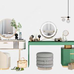 现代梳妆台3D模型下载